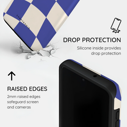 Azure Checkmate - Samsung Galaxy S23 Plus Case