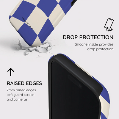 Azure Checkmate - iPhone 17 Pro Case