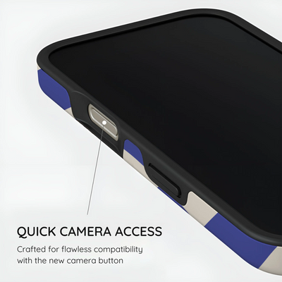 Azure Checkmate - iPhone 16 Plus Case