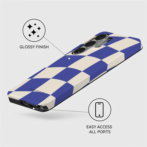 Azure Checkmate - Samsung Galaxy S26 Ultra Case