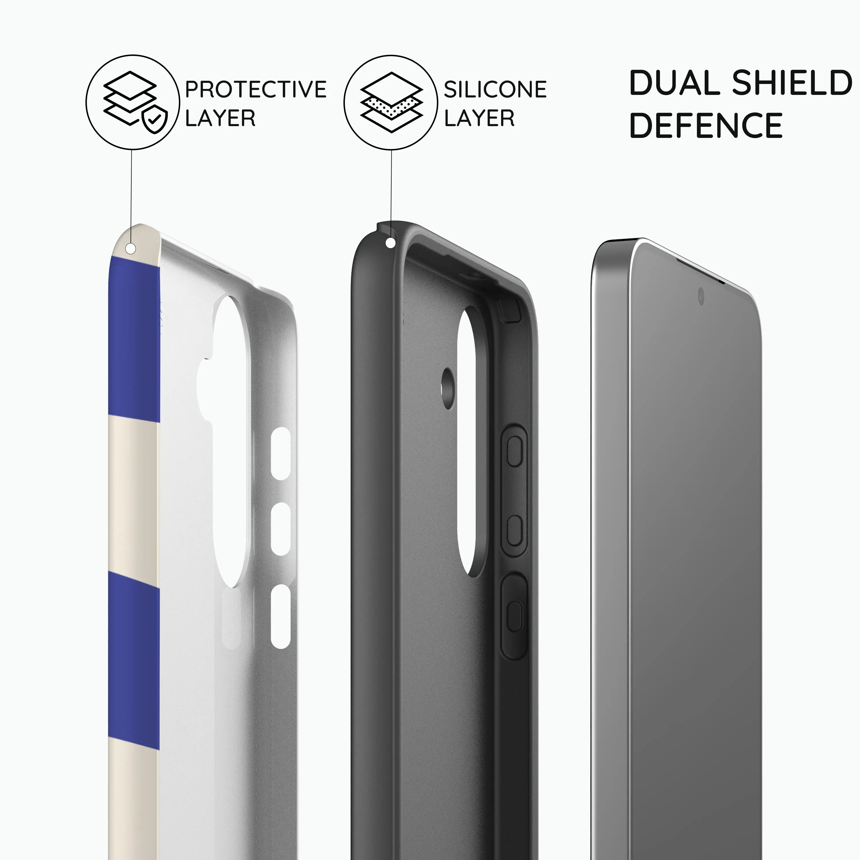 Azure Checkmate - Samsung Galaxy S23 Case