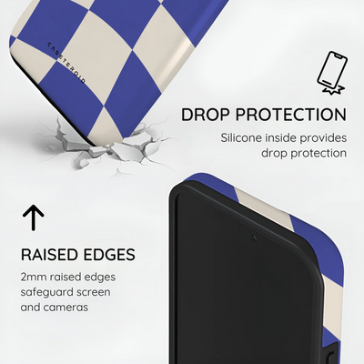 Azure Checkmate - iPhone 14 Case