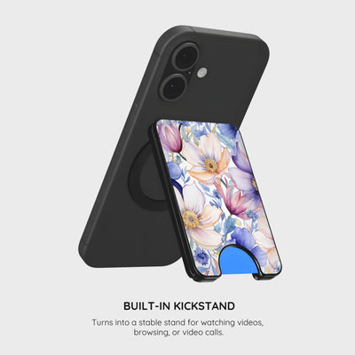 Blossom Haven - Magnetic Wallet & Stand