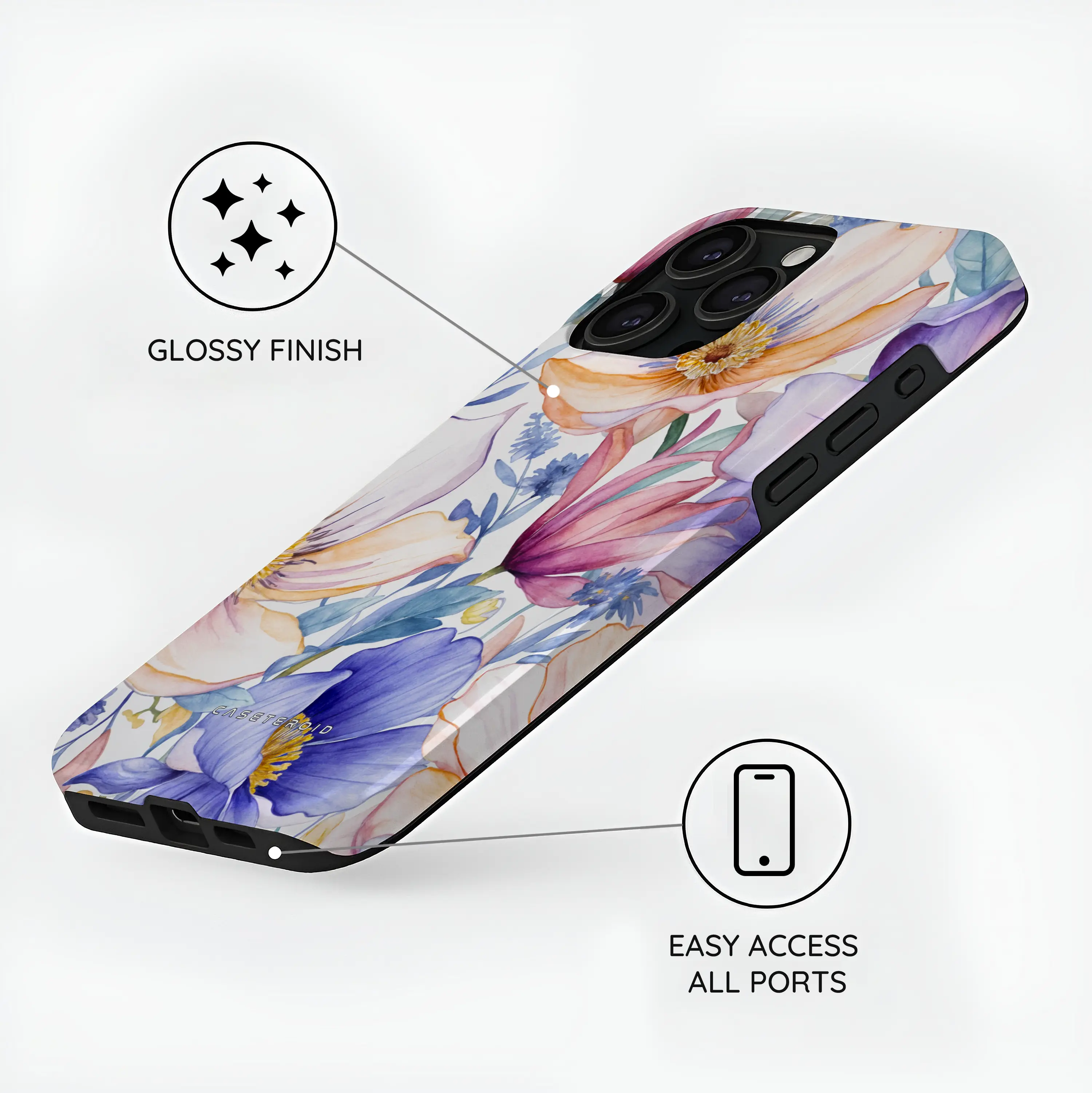 Blossom Haven - iPhone 15 Pro Case