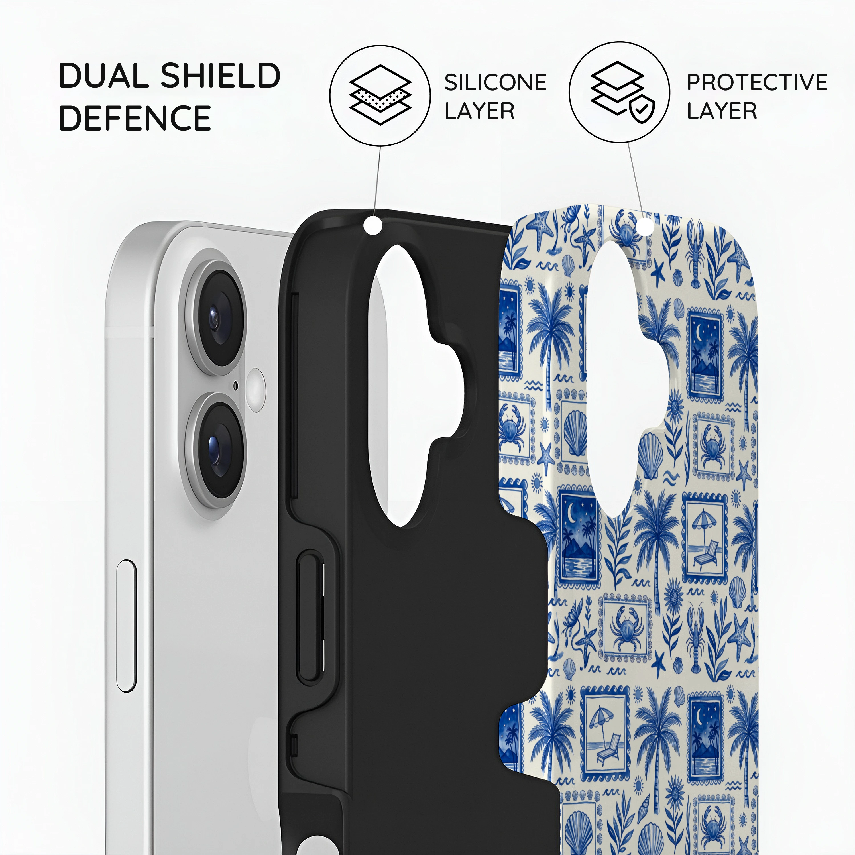 Blue Horizon - iPhone 16 Plus Case