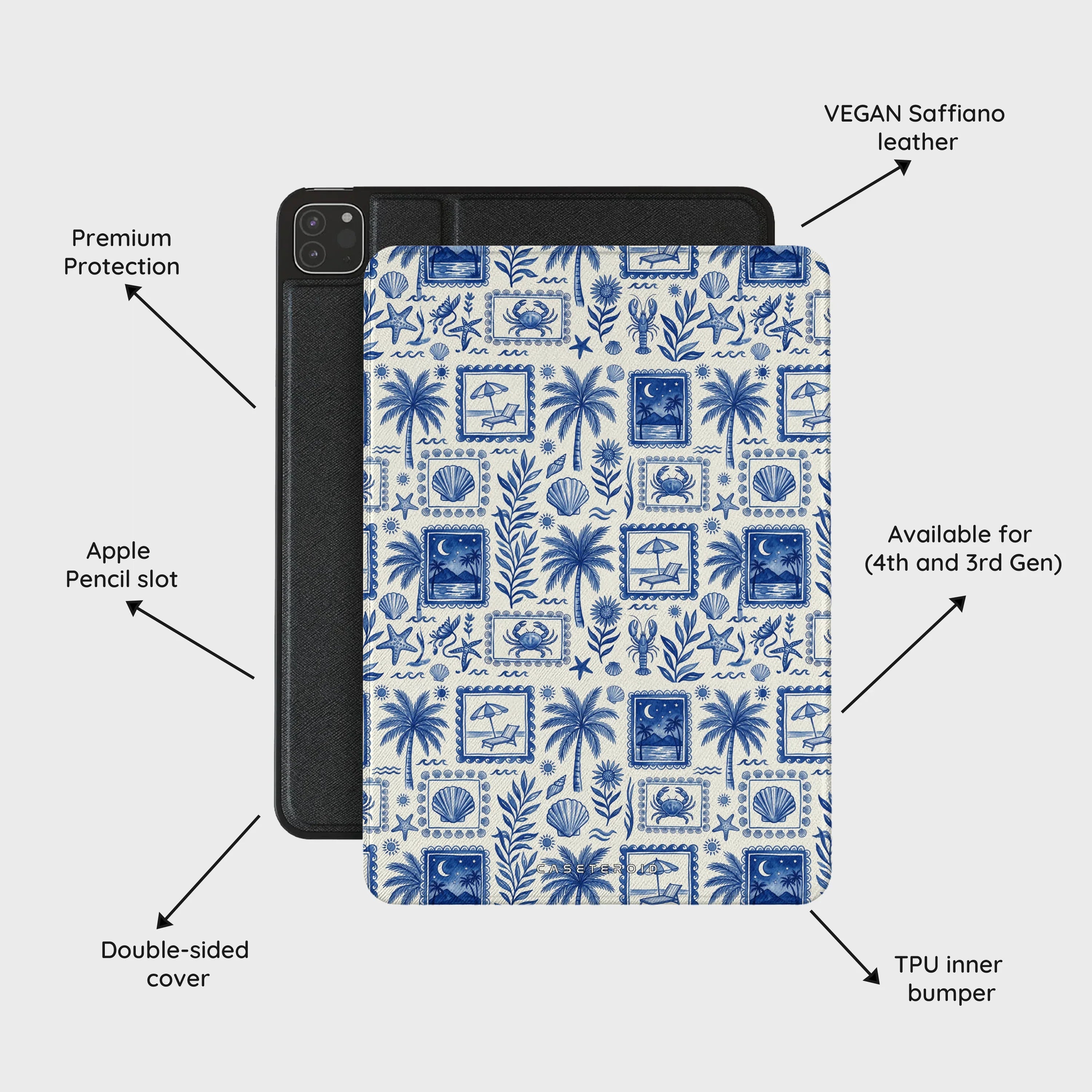 Blue Horizon - iPad Pro 12.9 (4th/3rd Gen) Case