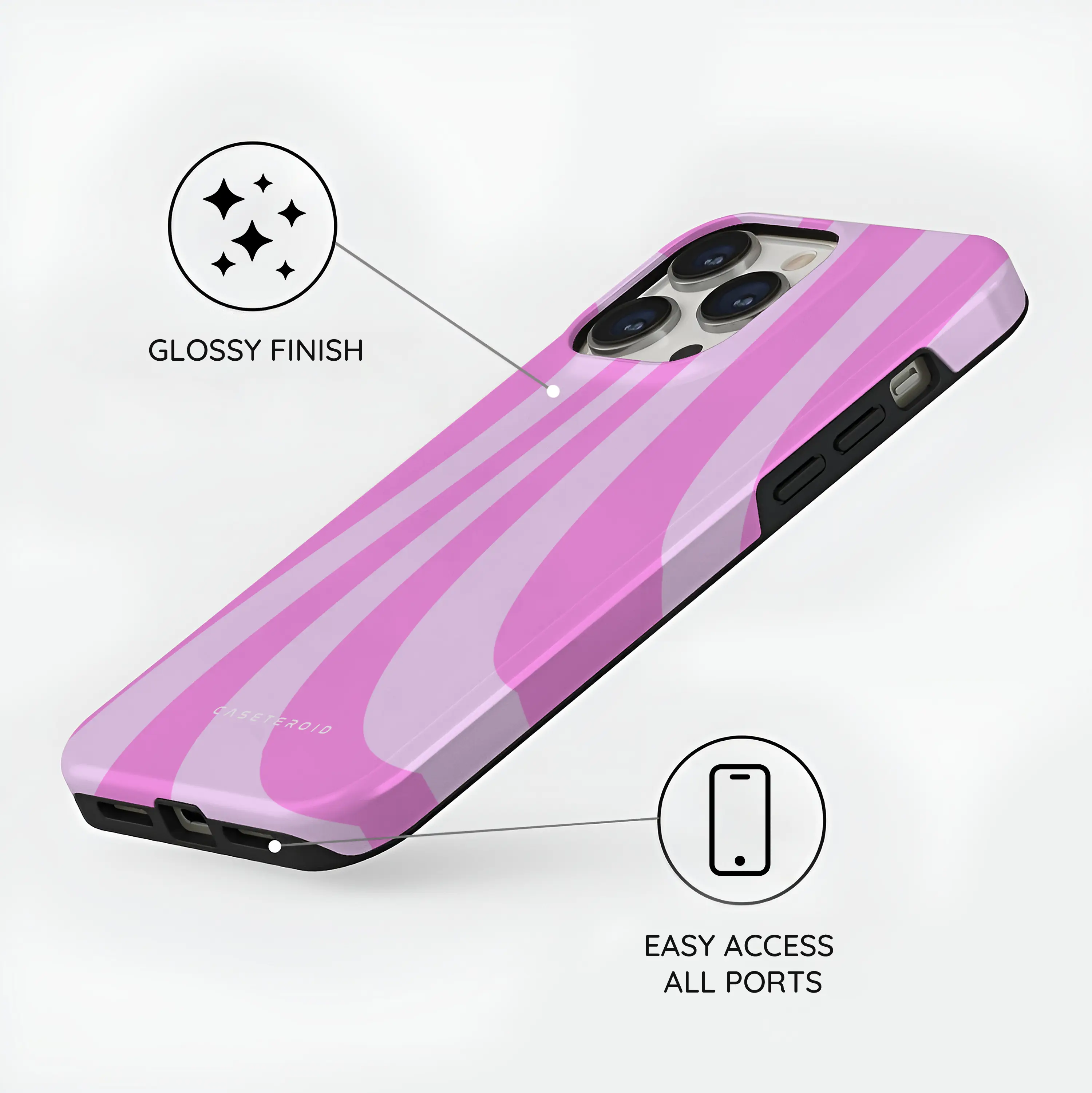 Blush Safari Chic - iPhone 14 Pro Case