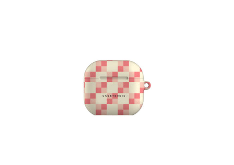 Blush Grid - AirPods 4 Case