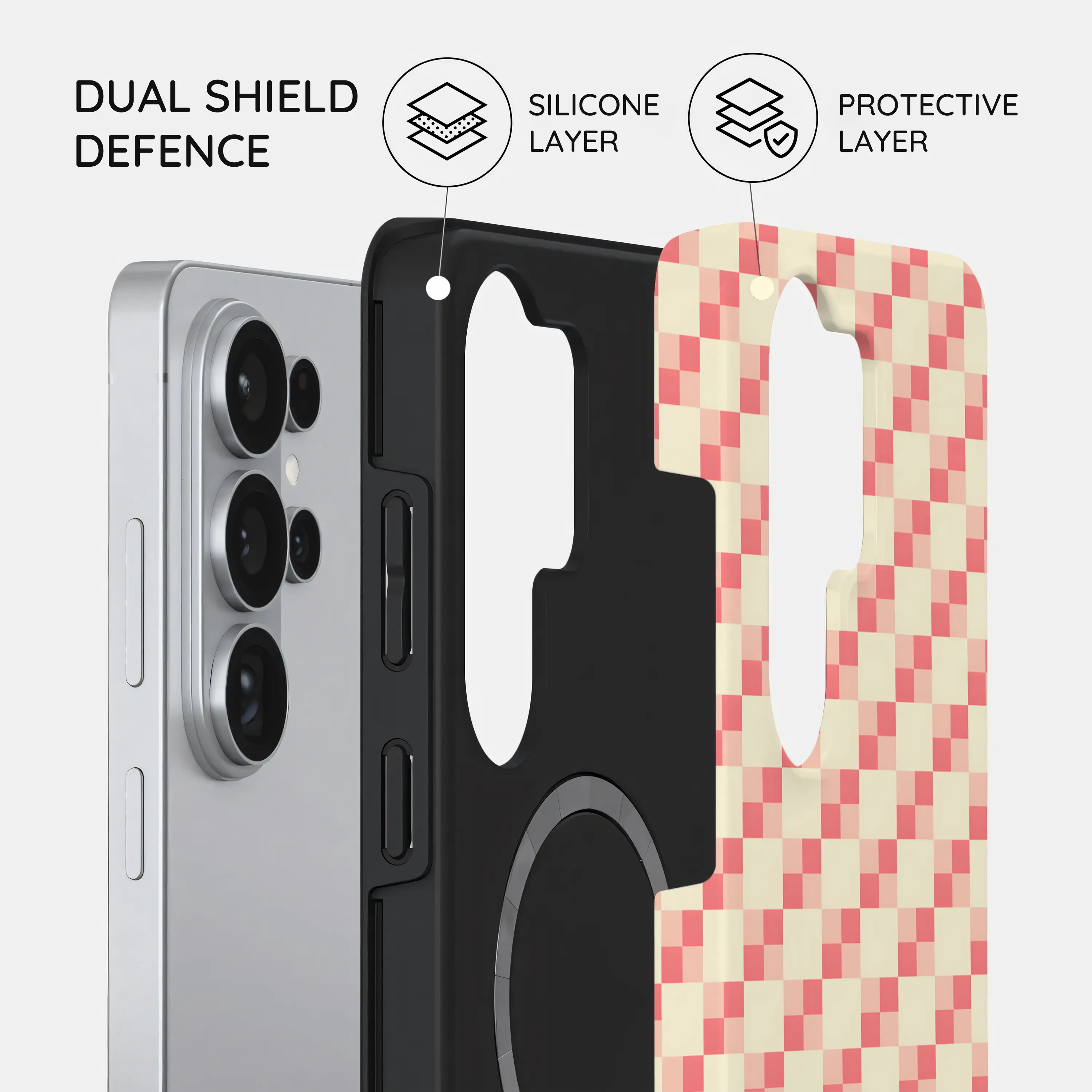 Blush Grid - Samsung Galaxy S26 Ultra Case