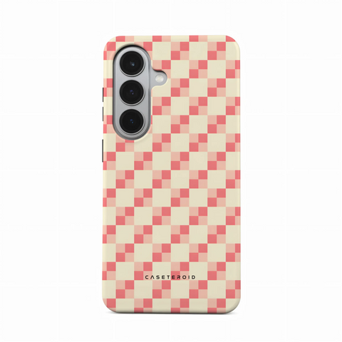 Blush Grid - Samsung Galaxy S26 Case
