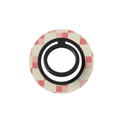 Blush Grid - Magnetic Ring Holder