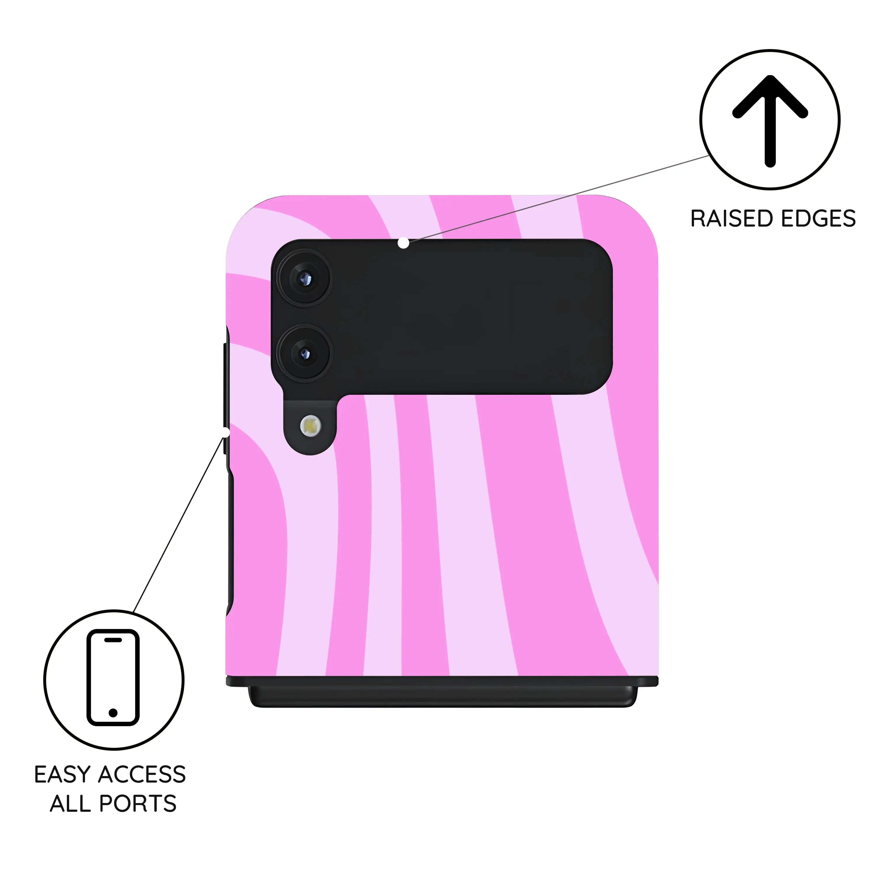 Blush Safari Chic - Samsung Galaxy Z Flip 4 Case