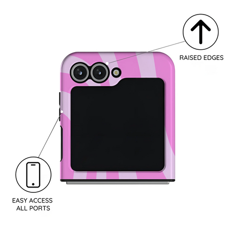 Blush Safari Chic - Samsung Galaxy Z Flip 6 Case