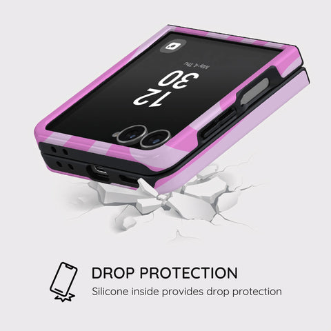 Blush Safari Chic - Samsung Galaxy Z Flip 7 Case