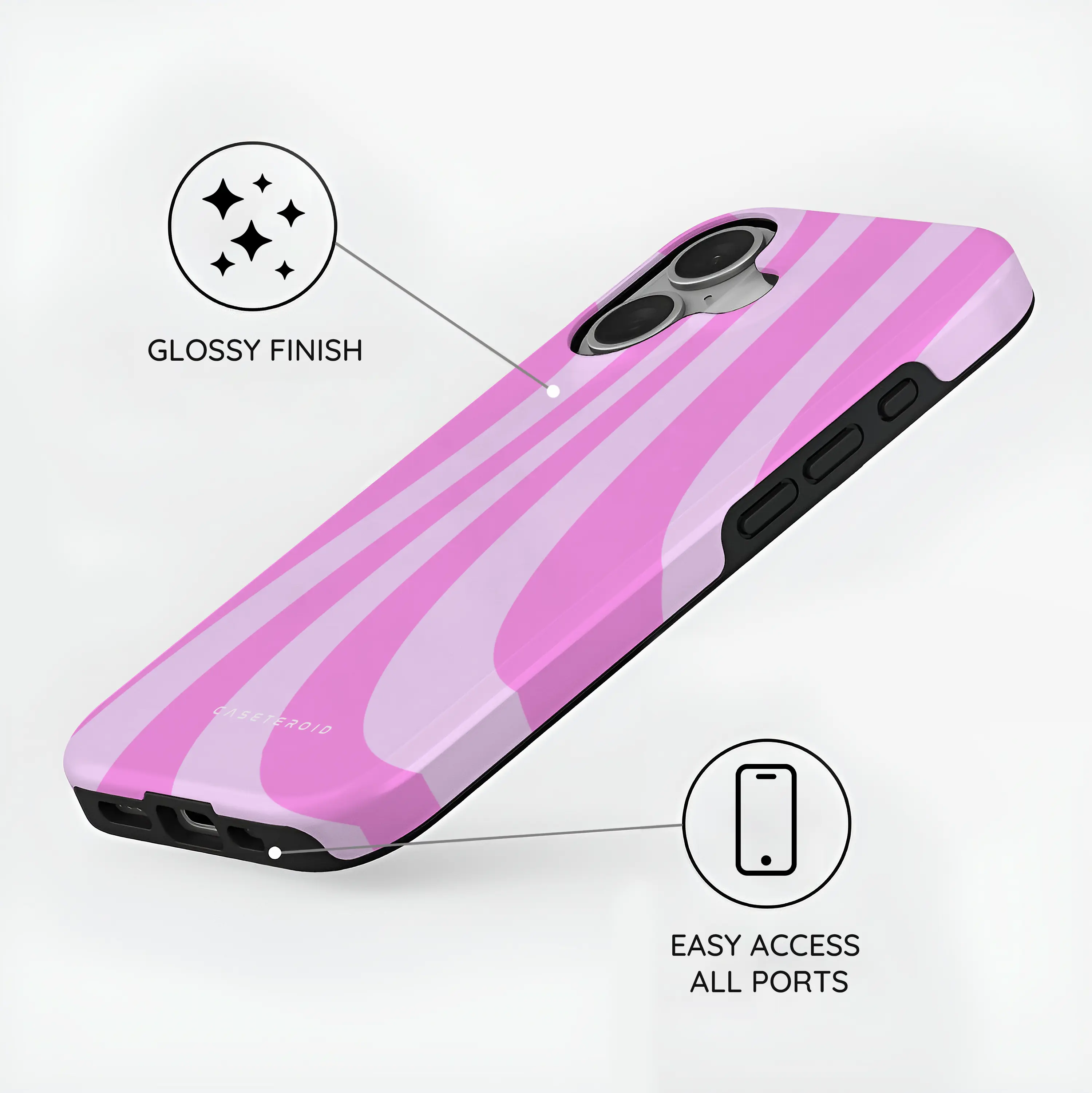 Blush Safari Chic - iPhone 16 Plus Case