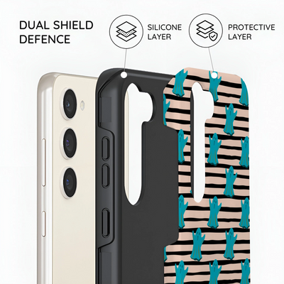 Boo Stripes - Samsung Galaxy S23 Case