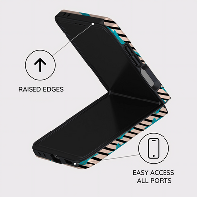 Boo Stripes - Samsung Galaxy Z Flip 8 Case