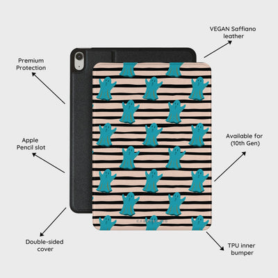 Boo Stripes - iPad 10.9 (10th Gen) Case