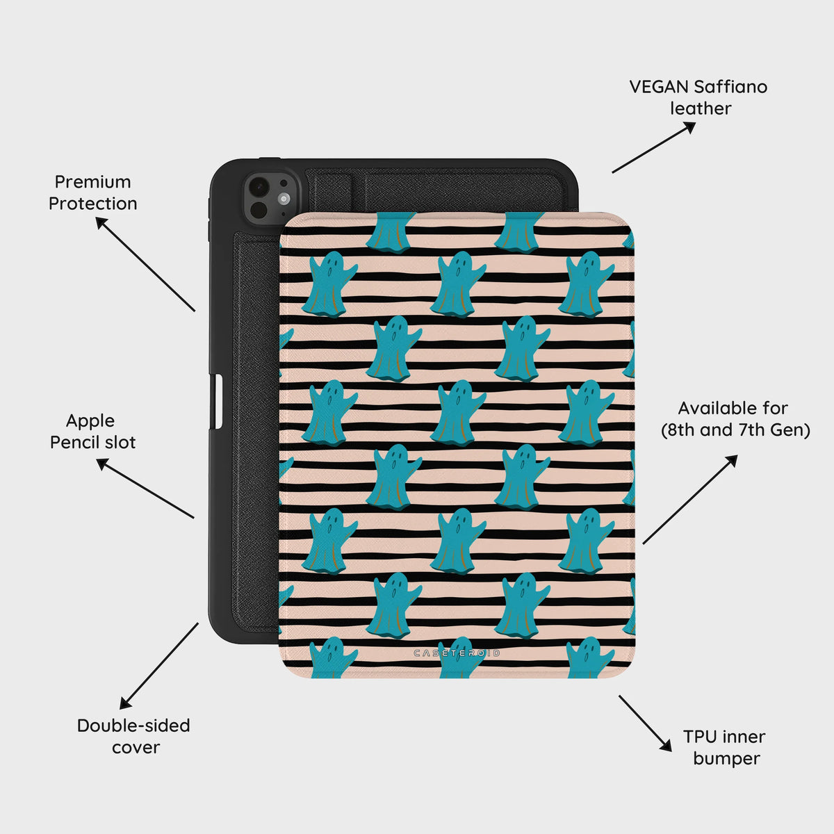 Boo Stripes - iPad Pro 11 (8th/7th Gen) Case