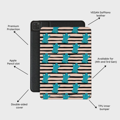 Boo Stripes - iPad Pro 12.9 (4th/3rd Gen) Case