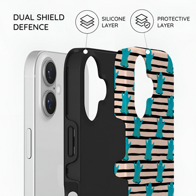 Boo Stripes - iPhone 16 Case