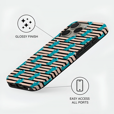 Boo Stripes - iPhone 16 Pro Case