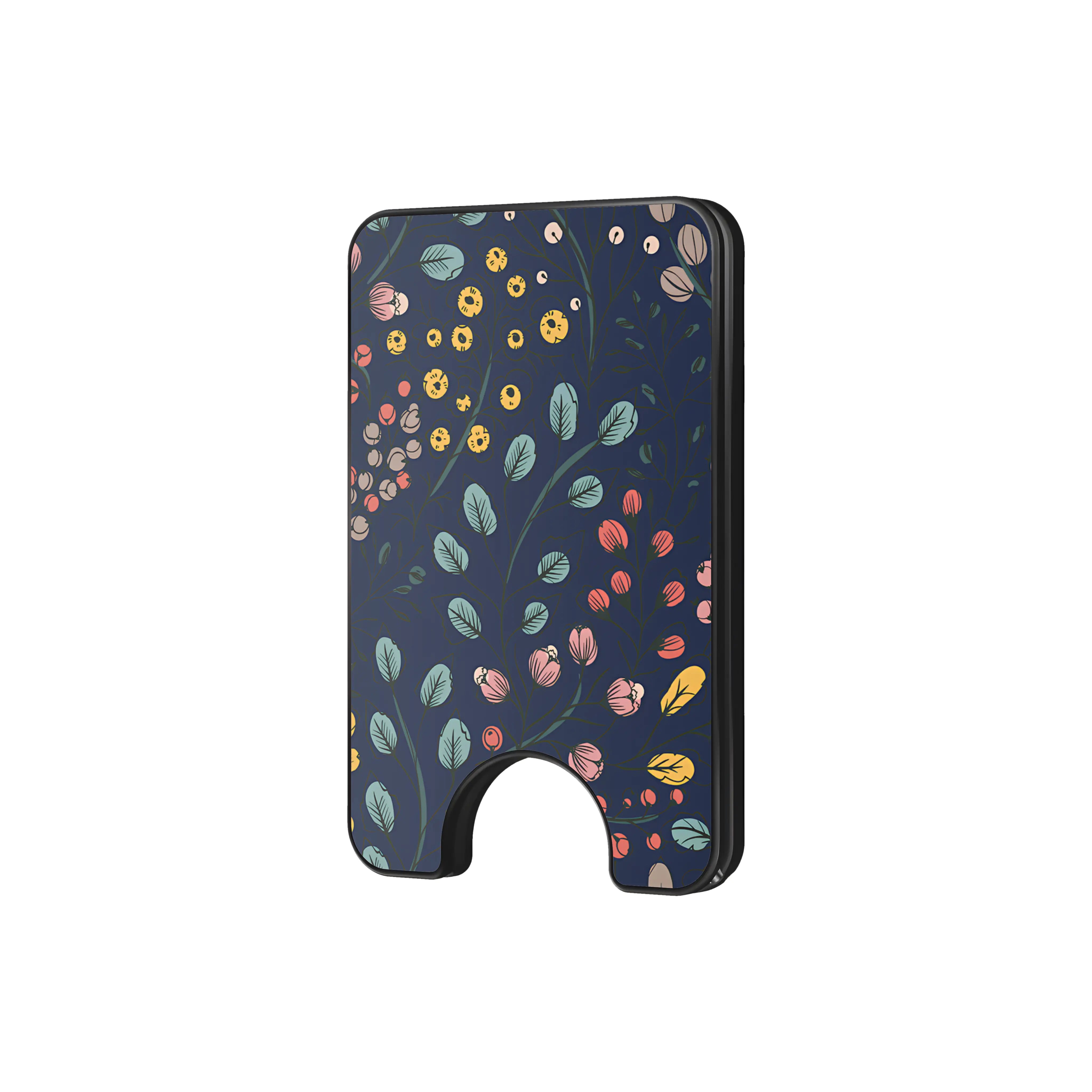 Botanical Kaleidoscope - Magnetic Wallet & Stand