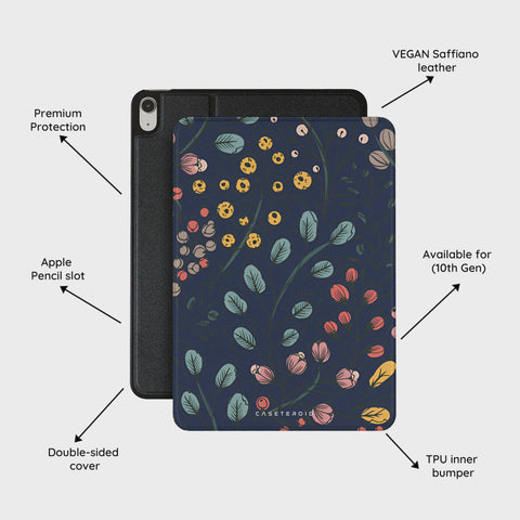 Botanical Kaleidoscope - iPad 10.9 (10th Gen) Case