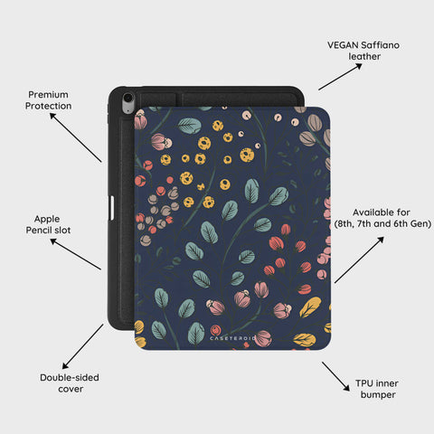 Botanical Kaleidoscope - iPad Air 13 (8th/7th/6th Gen) Case