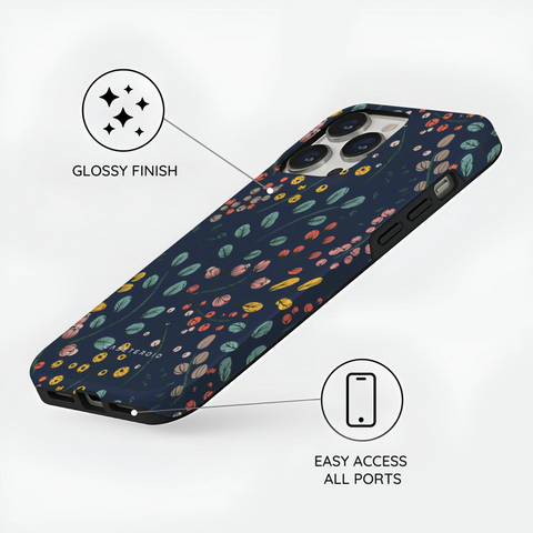 Botanical Kaleidoscope - iPhone 13 Pro Case