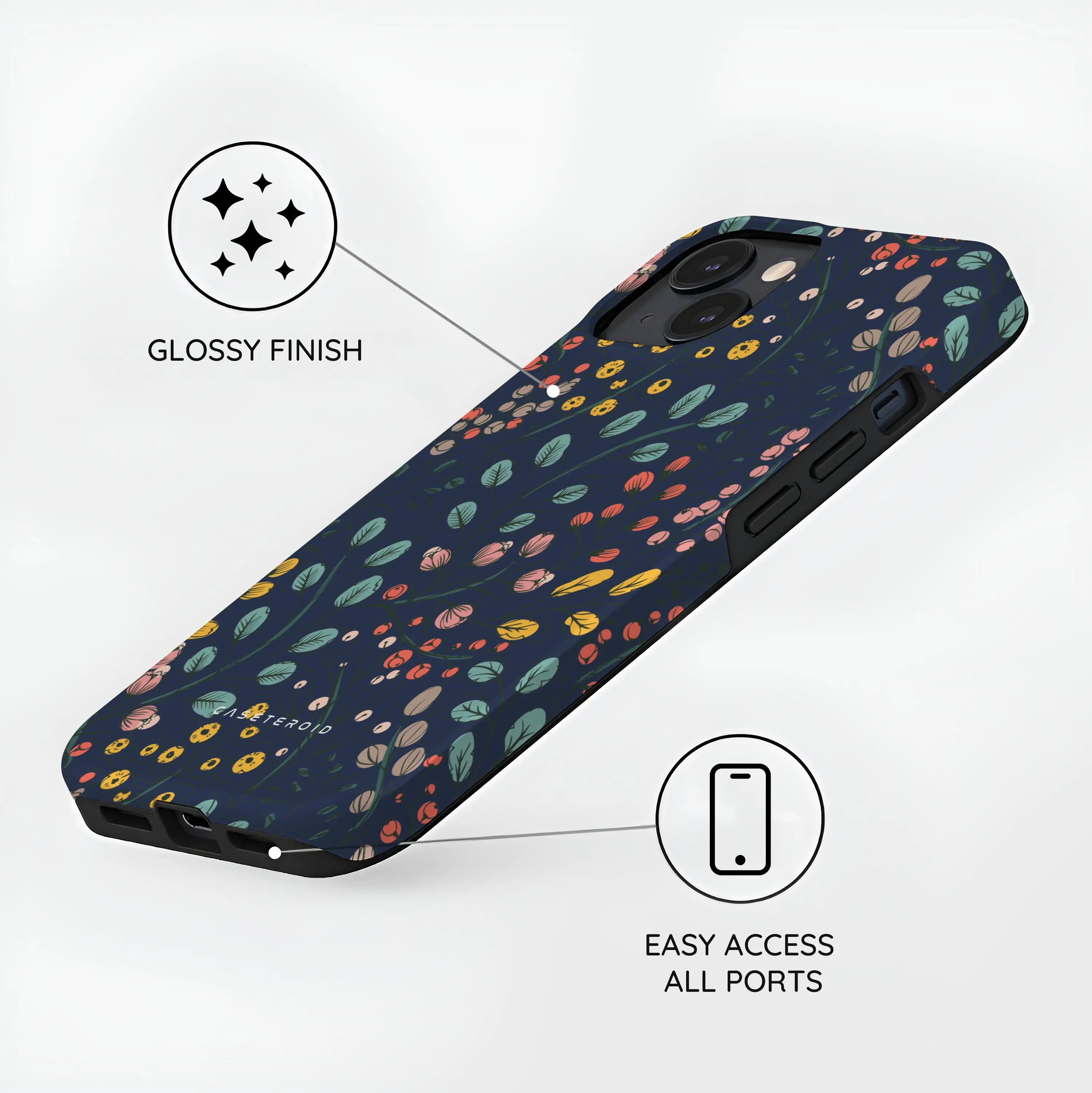 Botanical Kaleidoscope - iPhone 14 Case