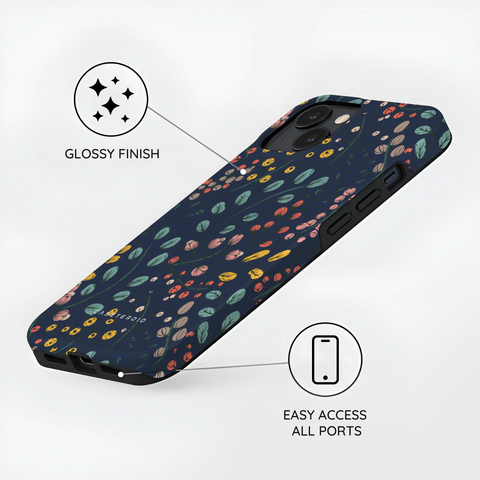 Botanical Kaleidoscope - iPhone 14 Plus Case