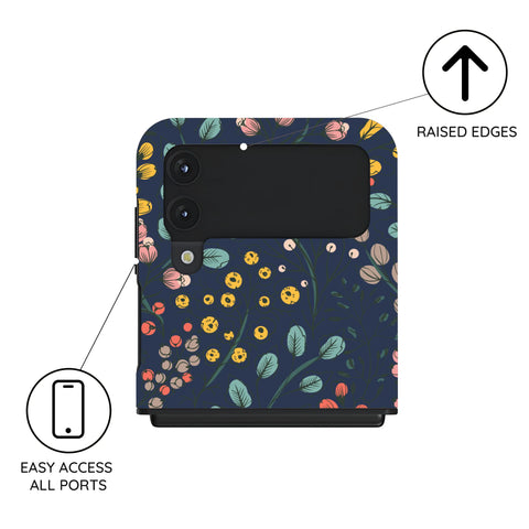 Botanical Kaleidoscope - Samsung Galaxy Z Flip 4 Case