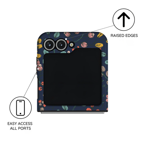 Botanical Kaleidoscope - Samsung Galaxy Z Flip 6 Case