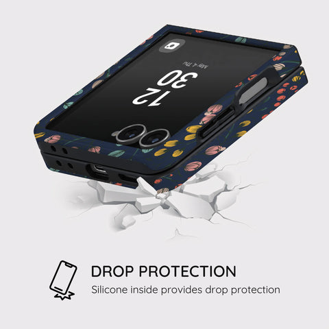 Botanical Kaleidoscope - Samsung Galaxy Z Flip 7 Case