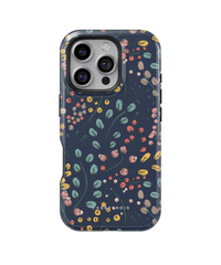 iPhone Tough Case - Botanical Kaleidoscope - CASETEROID