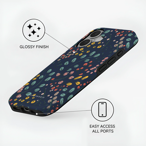 Botanical Kaleidoscope - iPhone 16 Plus Case