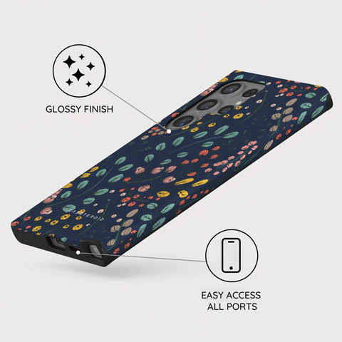 Botanical Kaleidoscope - Samsung Galaxy S24 Ultra Case