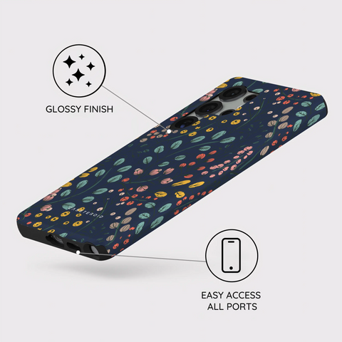 Botanical Kaleidoscope - Samsung Galaxy S25 Ultra Case