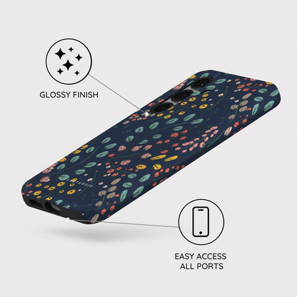 Botanical Kaleidoscope - Samsung Galaxy S25 Plus Case