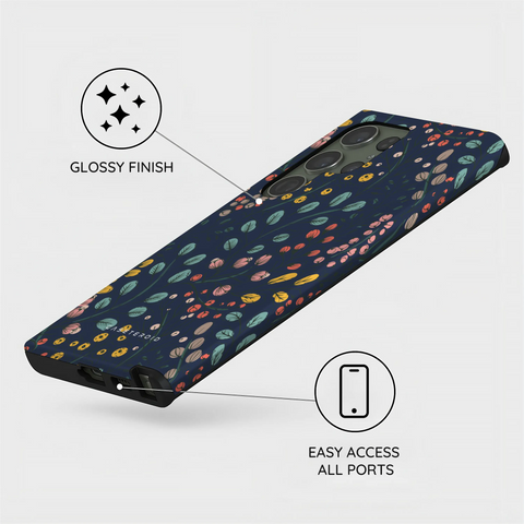 Botanical Kaleidoscope - Samsung Galaxy S23 Ultra Case