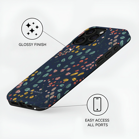 Botanical Kaleidoscope - iPhone 15 Pro Case