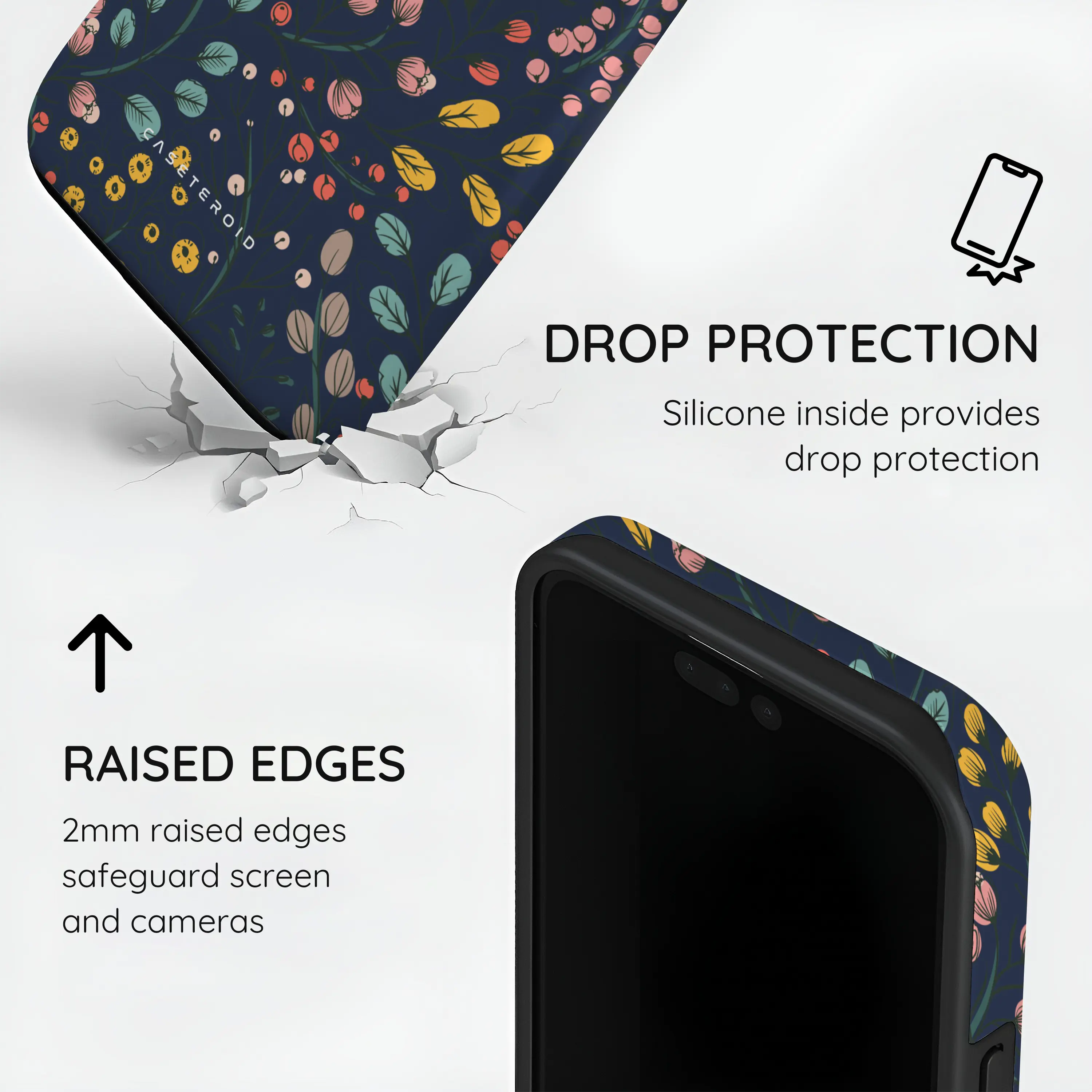 Botanical Kaleidoscope - iPhone 15 Pro Case