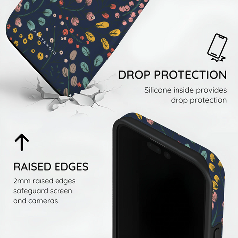 Botanical Kaleidoscope - iPhone 15 Pro Case