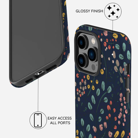Botanical Kaleidoscope - iPhone 14 Pro Case