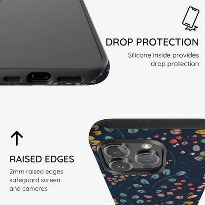 Botanical Kaleidoscope - iPhone 15 Pro Case