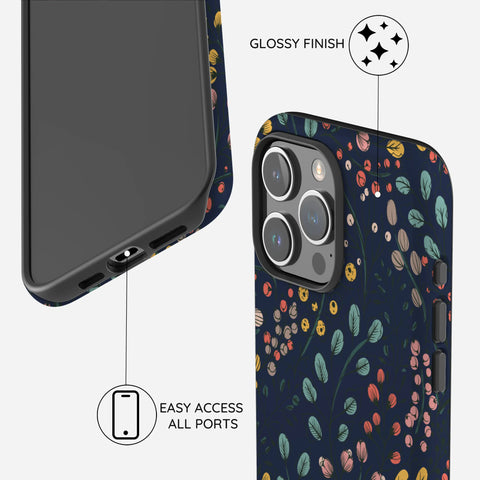 Botanical Kaleidoscope - iPhone 15 Pro Max Case