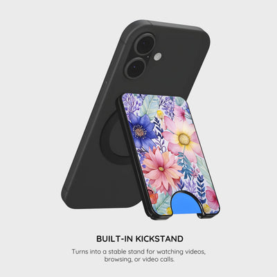Bouquet Symphony - Magnetic Wallet & Stand