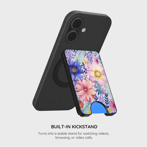 Bouquet Symphony - Magnetic Wallet & Stand