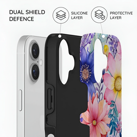 Bouquet Symphony - iPhone 16 Plus Case
